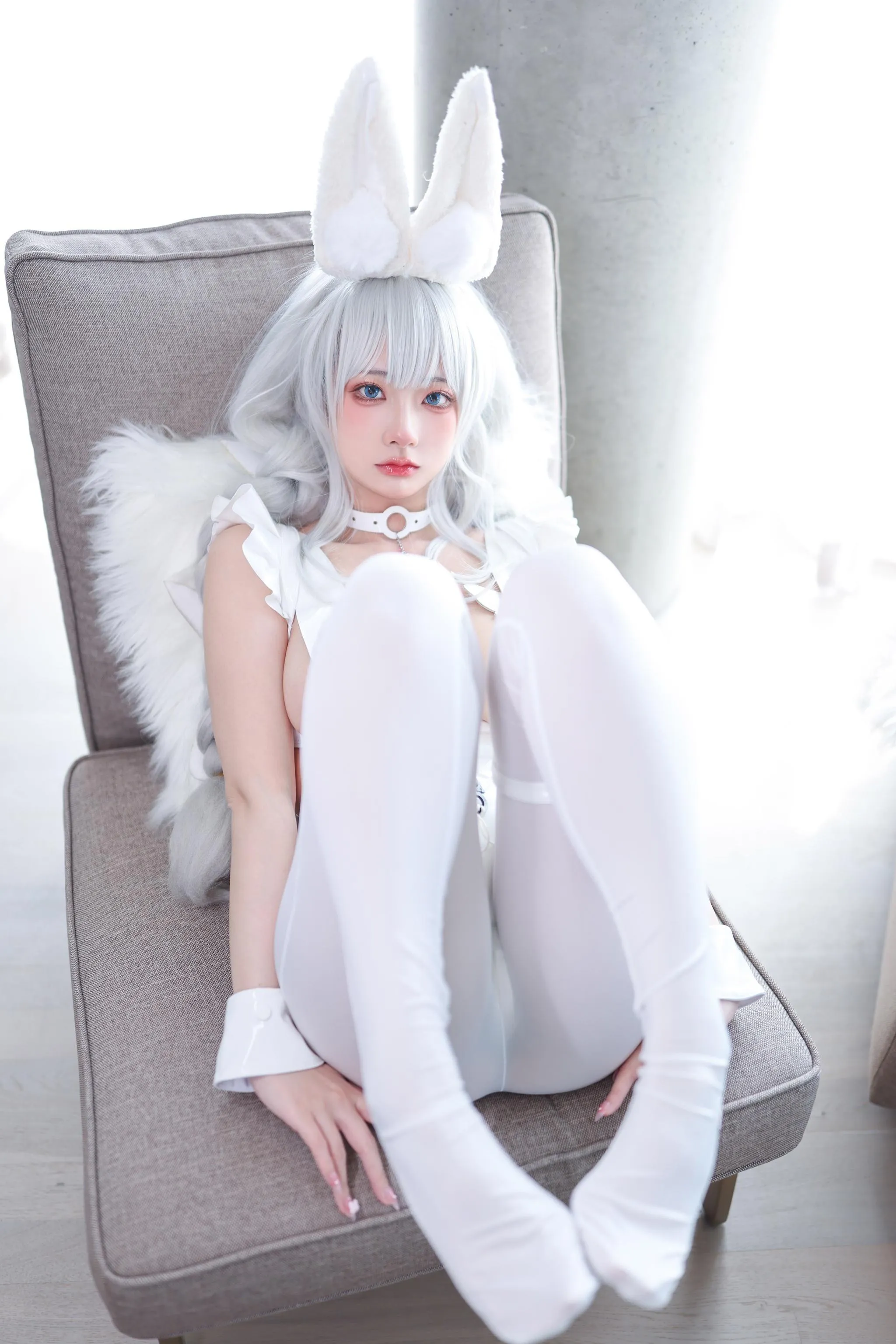 Wendydydydy酱油 – NO.005 恶毒-懒懒的白兔 [19P]插图9